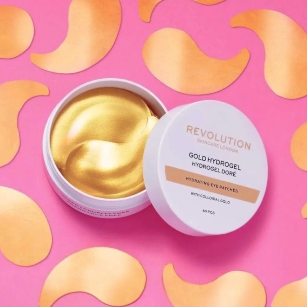 Revolution Gold Hydrogel Eye Patches 60count NIP never opened